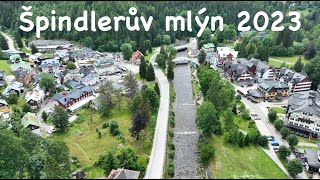 Špindlerův Mlýn 🇨🇿 Spindlermühle  Szpindlerowy Młyn  Summer 2023  DJI Mavic 3 [upl. by Namar924]