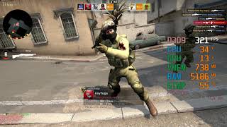 GeForce GTX 1060 3GB  Intel Core i73770  CSGO FPS Test Dust 2 Low [upl. by Acinaj581]