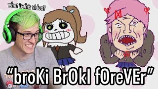 Reacting To Broki Broki Forever  Doki Doki Song Parody [upl. by Suirtemed]