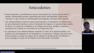 factores principales de la resistencia a los antibióticos propuesta de tesis [upl. by Natiha]