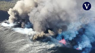 Se abre una nueva boca eruptiva en el volcán de La Palma [upl. by Nitsuga799]