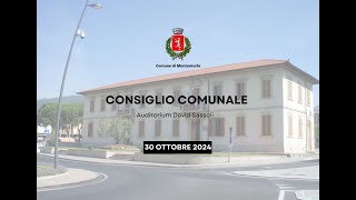 Consiglio Comunale Montemurlo 30 ottobre 2024 [upl. by Nillok]