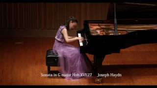 Mina Koike  Joseph Haydn Sonata in G major Hob XVI 27 [upl. by Yelnats156]