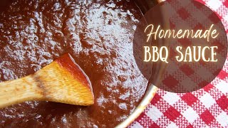 Homemade BBQ Sauce for Chicken Ribs and Pulled Pork  BBQ Sauce no Ketchup Recipe [upl. by Cavill]