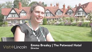 Visitor Economy Peer Network Programme  Testimonial from Emma Brealey The Petwood Hotel [upl. by Gurl355]