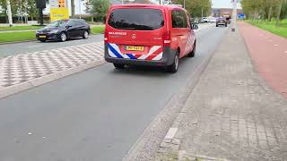 P1 brandweer 121291 met spoed naar brand buiten VelsenZuid [upl. by Lleda448]