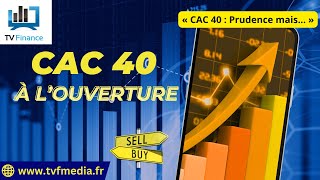 Bernard PratsDesclaux  « CAC 40  Prudence mais » [upl. by Usanis659]