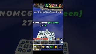 NO Auto clicker ONLY 7 CPS AND BRIDGING LIKE A PC PLAYER [upl. by Meggs841]