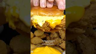 McDonald’s  Popeyes asmr mukbang food [upl. by Narmak15]