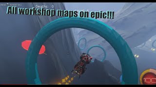 How to play steam workshop maps on rocket league epic games [upl. by Madi]