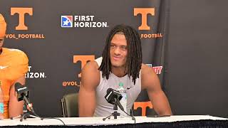 Nico Iamaleava Donte Thornton Chris Brazzell react to win over Alabama [upl. by Aynas986]