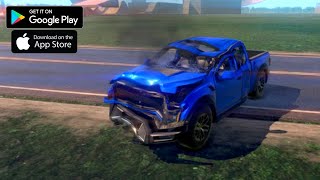 MEGA UPDATE WDAMAGE CAR CRASH FOR ANDROID GAMEPLAY 2023 OPEN WORLD CAR CRASHING GAME [upl. by Asirem]