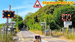 Chartham Hatch Level Crossing Kent [upl. by Nahpets]