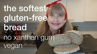 the softest glutenfree bread recipe vegan and no xantham gum [upl. by Brittaney]