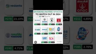 Best Dividend Stocks For Long Term  Best Dividend Stocks 2024 stockmarket Dividend sharemarket [upl. by Tuddor]