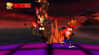 Crash Bandicoot PS1 walkthrough  FINAL BOSS  Dr Neo Cortex [upl. by Osbourne205]