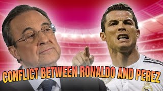 Conflict Between Ronaldo and Perez  Football News [upl. by Idnil]