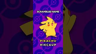 Name The Pokemon Scrambled Up pokemon pokemontrivia pokemoncommunity [upl. by Tlaw]