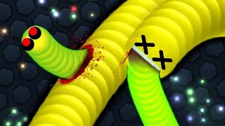 Slitherio BEST TROLLING MOMENTS OF ALL TIME Epic Slitherio Troll Snake Gameplay [upl. by Essilec537]