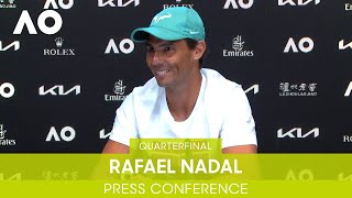 Rafael Nadal Press Conference QF  Australian Open 2022 [upl. by Aivekal]