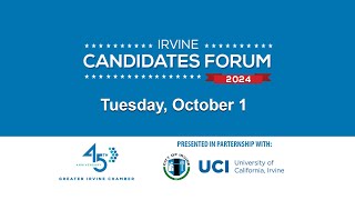 2024 Irvine District 1 Candidate Forum [upl. by Kassie]