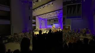 Anna Lapwood plays SaintSaens organ symphony with the RNCM Symphony Orchestra Excerpt [upl. by Ytirev]