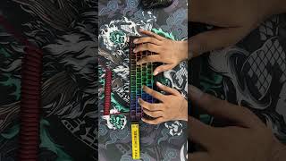 Wooting 60 HE  Lekker Switches  Rapid Trigger Keyboard  Sound Test wooting lekker [upl. by Artenak]