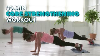 30Minute Core Strengthening Workout  The CafeMom Studios Workout [upl. by Aneem300]