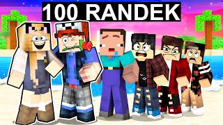 100 RANDEK w MINECRAFT😁 Minecraft Roleplay Vito i Bella [upl. by Koerlin3]