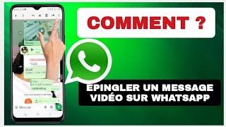 Comment épingler un message vidéo sur WhatsApp [upl. by Parry]