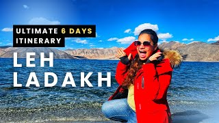 6 Days Ladakh Itinerary and complete budget details  Pangong Lake  Nubra Valley [upl. by Aneer]