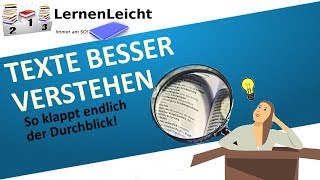 Mit diesen Tricks kannst du Texte besser verstehen sogar ohne Lerntechnik [upl. by Sven]