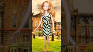 No sew no glue doll dress makingdoll dress making without sewingshorts trending viralvideo [upl. by Noam520]