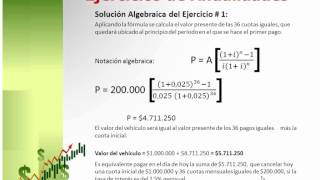 Video Tutorial 01  Introducción a las Anualidades  Matemáticas Financieras [upl. by Idolem104]