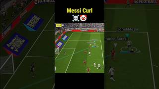 Messi Advance Curl ☠️ in efootball 2025 efootball eFootball2025 eFootball2024 shorts pes [upl. by Elmo431]