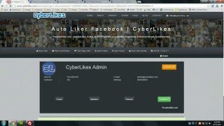 CyberLikes  How to use auto liker website  Tutorial [upl. by Otreblada]