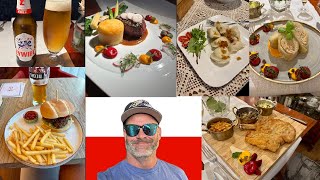 Food in Ustka Poland  And flying home travel poland [upl. by Nayrb]