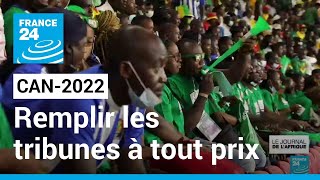 CAN2022  les stratégies du régime camerounais pour remplir les tribunes • FRANCE 24 [upl. by Yotal228]