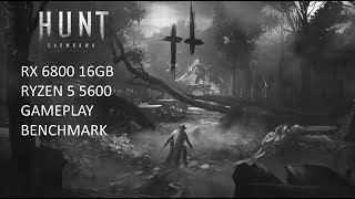 Hunt Showdown RX 6800 16gb Ryzen 5 5600 non x Gameplay Benchmark [upl. by Elspet]