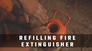 Fire Extinguishers Refilling  How to refill Fire Extingushers [upl. by Zehc]