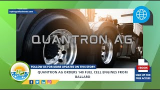 Quantron AG orders 140 fuel cell engines from Ballard [upl. by Ydnih]