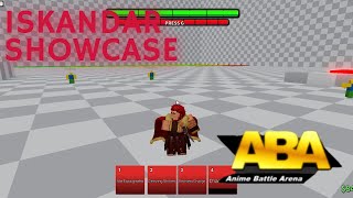 Anime Battle Arena Iskandar Showcase [upl. by Suiramaj364]