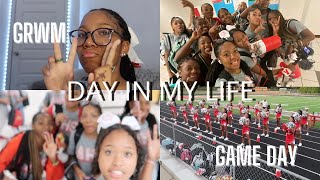 DAY IN MY LIFE GAME DAY VLOG GRWM SCHOOL PRACTICE ETC [upl. by Yemaj]