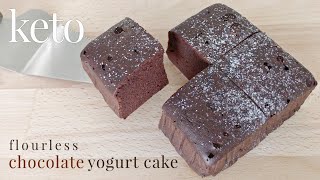 Keto Flourless Chocolate Yogurt Cake [upl. by Scheld191]