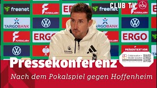 Die PK mit Pellegrino Matarazzo amp Miroslav Klose  TSG 1899 Hoffenheim  1 FC Nürnberg 21 [upl. by Ofella]