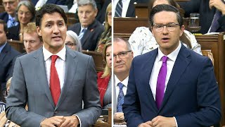 Trudeau Poilievre exchange jabs in their most heated debate [upl. by Tannen]