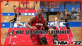 NBA 2K22 2WAY SLASHING PLAYMAKER Rec Mixtape Ankle Breakers and Contact Dunks [upl. by Hgielar]