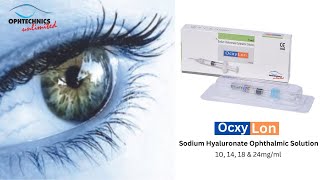 Sodium Hyaluronate Ophthalmic solution  OCXYLON [upl. by Oznerol754]