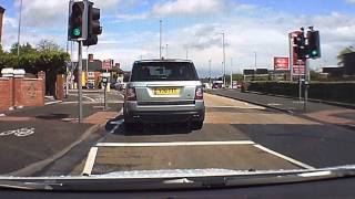 Driving Lessons Stoke on Trent Smallthorne2 Moorland road Straight and Left [upl. by Darya]