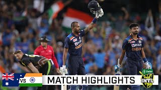 Pandyas power seals series win for India with epic chase  Dettol T20I Series 2020 [upl. by Ahsieyk]